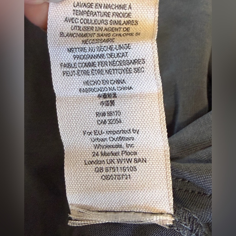 Free People Jumpsuit Sz S Beautiful Day One Piece Gray Pockets Soft Jogger *Read - Picture 12 of 14